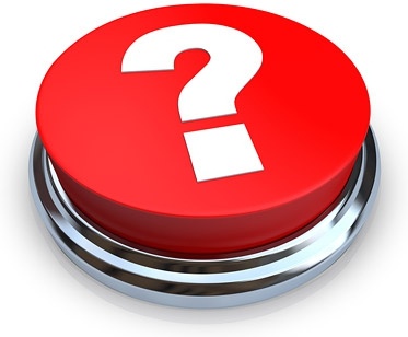 Red button with question mark